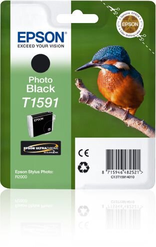 EPSON T1591 Photo schwarz Tintenpatrone