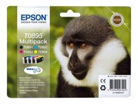 EPSON T0895 Multipack 4er Pack Schwarz, Gelb, Cyan,...