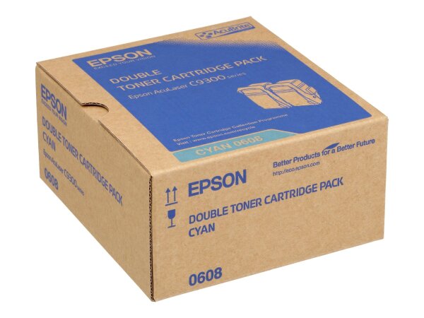 EPSON Double Pack 2er Pack Cyan Tonerpatrone