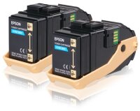 EPSON Double Pack 2er Pack Cyan Tonerpatrone