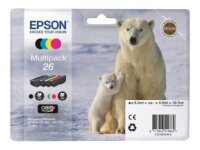 EPSON 26 Multipack 4er Pack Schwarz, Gelb, Cyan, Magenta...
