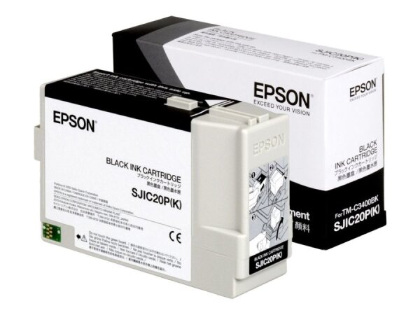 EPSON SJIC20P(K) Schwarz Tintenpatrone