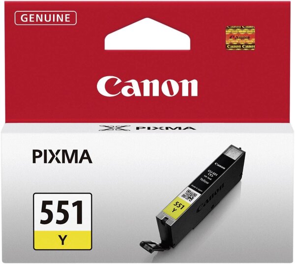 CANON CLI 551Y Gelb Tintenbehälter  ( 6511B001 )