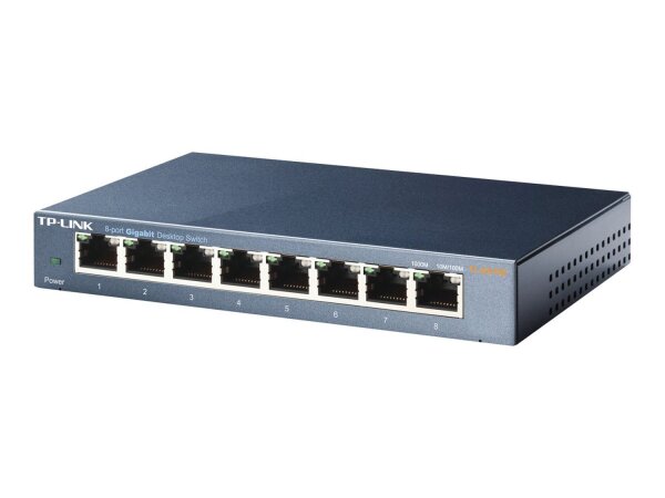 TP-LINK 8-Port Gigabit Desktop Switch Steel Case  ( TL-SG108 )