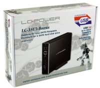 8.9cm (3,5")LC-POWER SATAIII>USB3.0 LC-35U3-Becrux(B/Al)