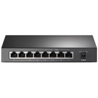 TP-LINK 8-Port Gigabit Desktop Switch with  4-Port PoE 55 W PoE Power, Desktop Steel Case
