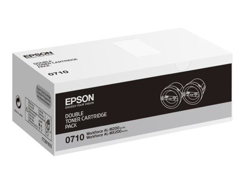 EPSON 0710 2er Pack Schwarz Tonerpatrone