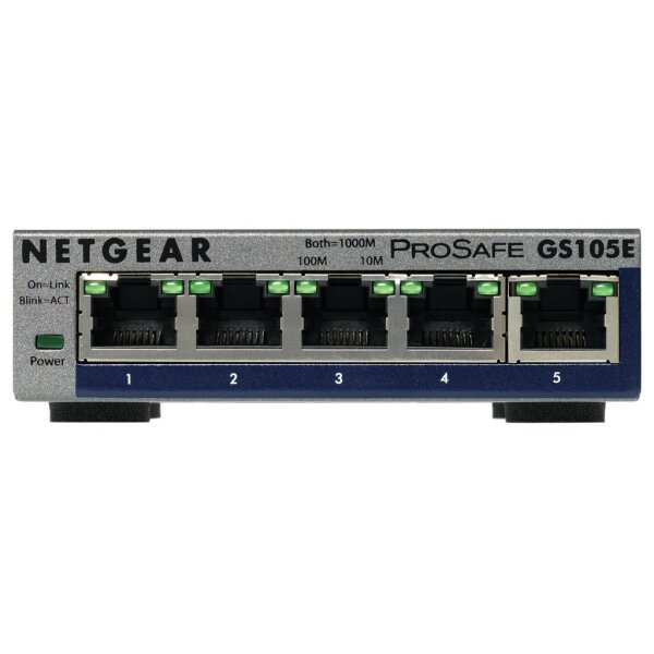 NETGEAR Switch / ProSafe Plus / 5x10/100/1000TX