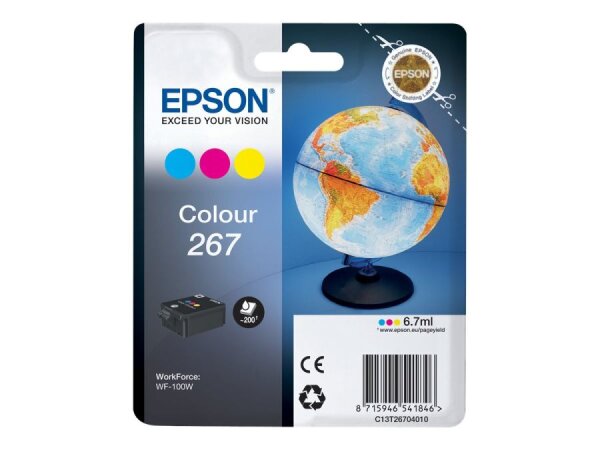 EPSON 267 Gelb, Cyan, Magenta Tintenpatrone  ( C13T26704020 )