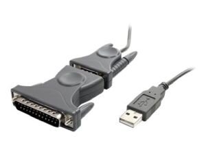 STARTECH.COM USB 2.0 auf Seriell RS232 / DB9 / DB25 Adapterkabel - St/St - USB z  ( ICUSB232DB25 )