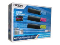 EPSON Toner EconomyPack C/M/Y für AcuLaser C1100...