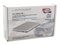 LC-POWER Geh 6.3cm (2,5")LC-POWER SSD>USB3.0 LC-25U3-7B (Weiß) retail