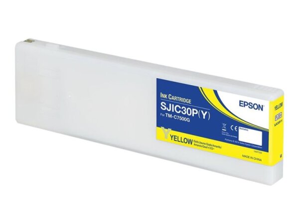 EPSON SJIC30P(Y) Gelb Tintenpatrone  ( C33S020642 )