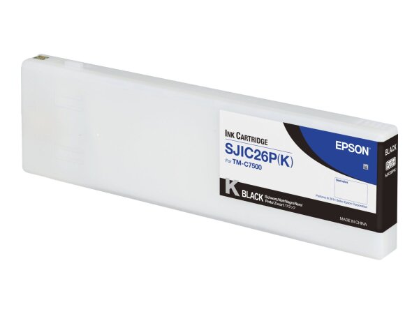 EPSON SJIC26P(C) Schwarz Tintenpatrone