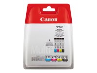CANON CLI 571 C/M/Y/BK Multipack 4er Pack Schwarz, Gelb,...