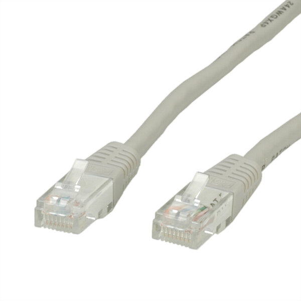 VALUE Patchkabel Cat6 UTP 5m grau