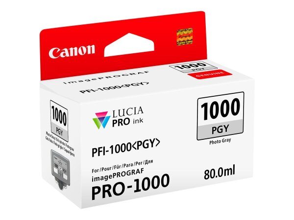CANON PFI 1000 PGY Photo Grau Tintenbehälter