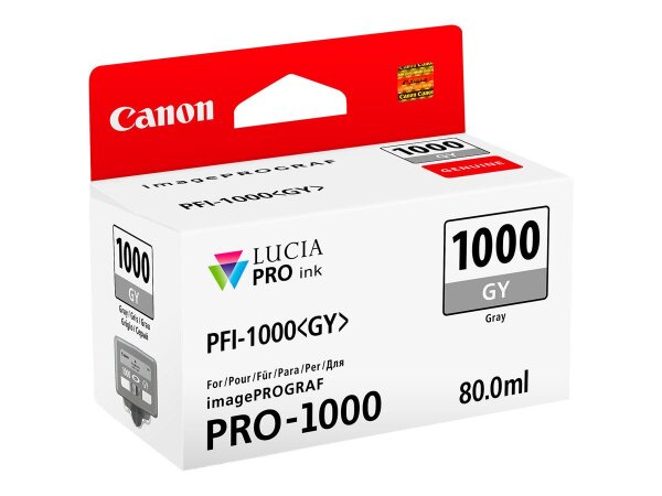 CANON PFI 1000 GY Grau Tintenbehälter