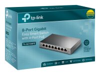 TP-LINK 8-Port Gigabit Easy Smart Switch with 4-Port PoE+  ( TL-SG108PE )
