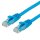 VALUE - Patch-Kabel - RJ-45 (M) - RJ-45 (M) - 20 m - UTP - CAT 6a - gepresst, glatt - Blau, RAL 5019