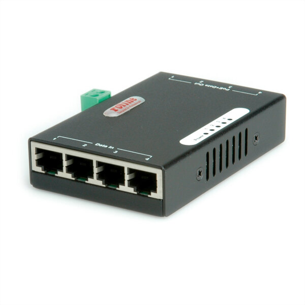 ROLINE Mini PoE Injektor 802.3at 120W 4P