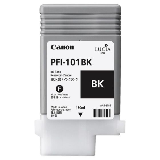 CANON LUCIA PFI 101 BK Schwarz Tintenbehälter  ( 0883B001 )
