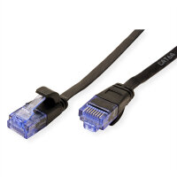 VALUE UTP-Patchkabel Kat.6A, schwarz, 0,5 m, extra-flach...