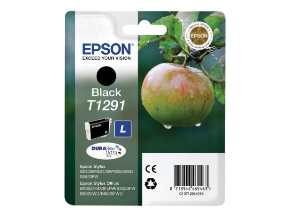 EPSON T1291 L Größe Schwarz Tintenpatrone  ( C13T12914012 )