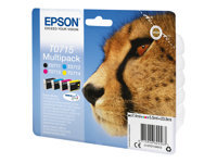 EPSON T0715 Multipack 4er Pack Schwarz, Gelb, Cyan,...