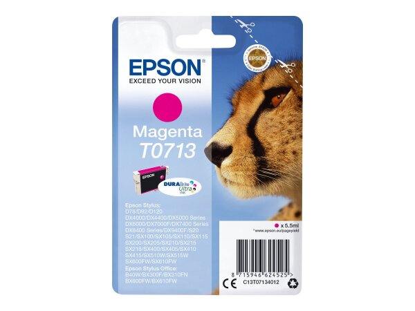 EPSON T0713 Magenta Tintenpatrone  ( C13T07134012 )