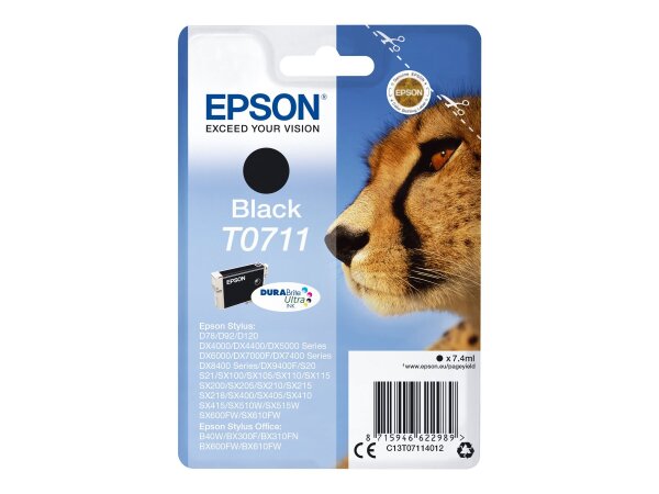 EPSON T0711 Schwarz Tintenpatrone
