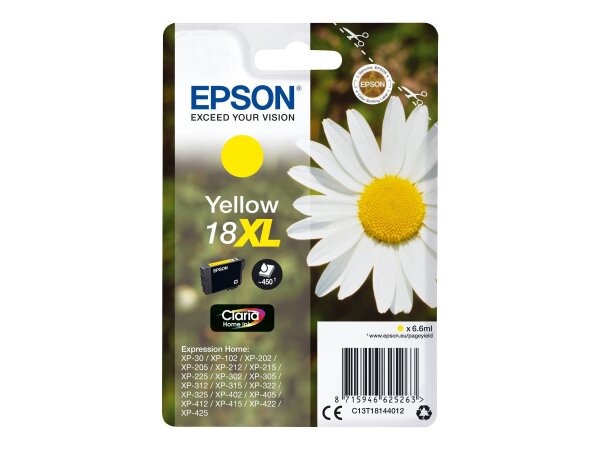 EPSON 18XL XL Gelb Tintenpatrone