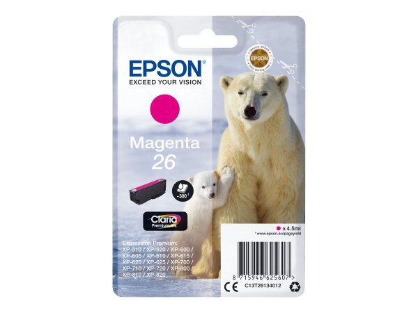 EPSON 26 Magenta Tintenpatrone