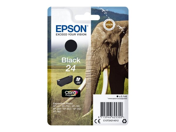 EPSON 24 Schwarz Tintenpatrone