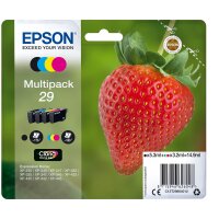 EPSON 29 Multipack 4er Pack Schwarz, Gelb, Cyan, Magenta Tintenpatrone