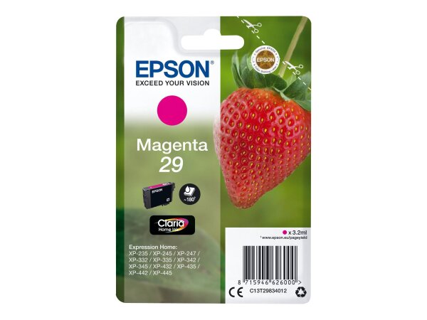 EPSON 29 Magenta Tintenpatrone  ( C13T29834012 )