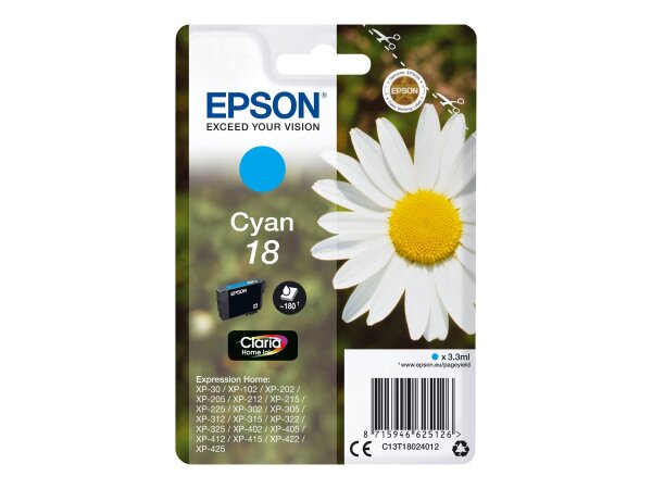 EPSON 18 Cyan Tintenpatrone