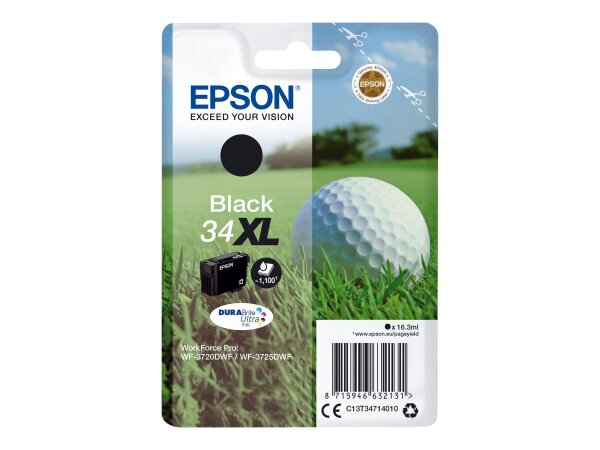 EPSON 34XL XL Schwarz Tintenpatrone