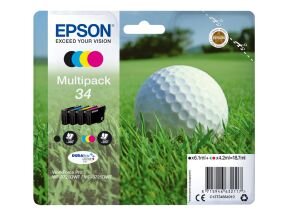 EPSON 34 4er Pack Schwarz, Gelb, Cyan, Magenta Tintenpatrone