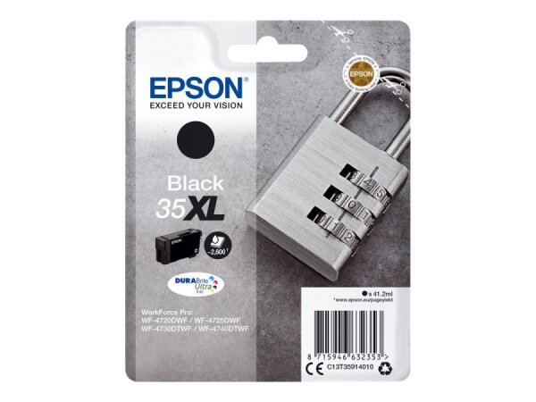 EPSON 35XL XL Schwarz Tintenpatrone