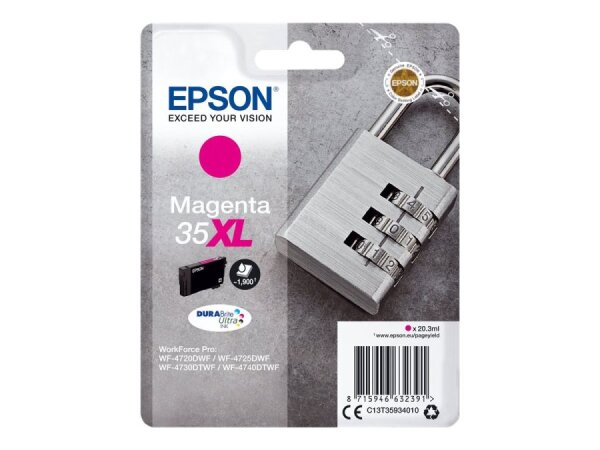 EPSON 35XL XL Magenta Tintenpatrone