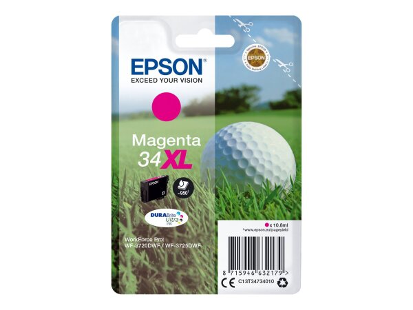 EPSON 34XL XL Magenta Tintenpatrone