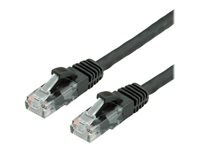VALUE UTP-Patchkabel Kat.6A, schwarz, 5,0 m
