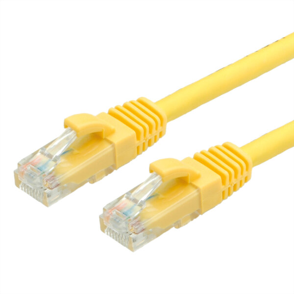 VALUE UTP-Patchkabel Kat.6A, gelb, 5,0 m