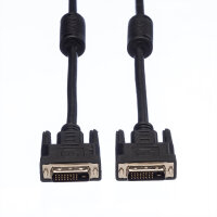 VALUE Monitorkabel DVI, DVI ST-ST (24+1) dual link 3,0m