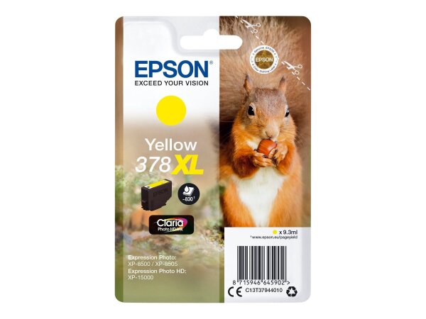 EPSON 378XL XL Gelb Tintenpatrone  ( C13T37944010 )
