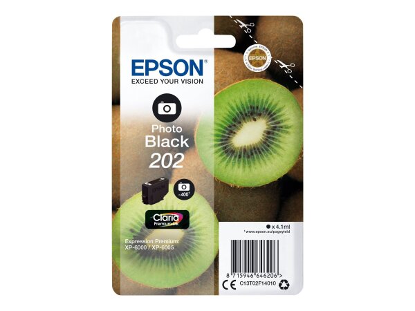 EPSON 202 Photo schwarz Tintenpatrone