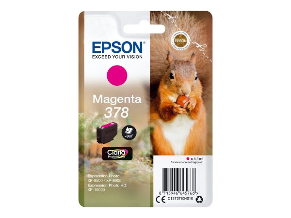 EPSON 378 Magenta Tintenpatrone  ( C13T37834010 )