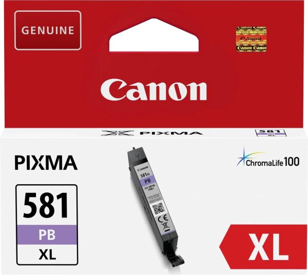 CANON CLI 581PB XL Größe XL fotoblau Tintenbehälter