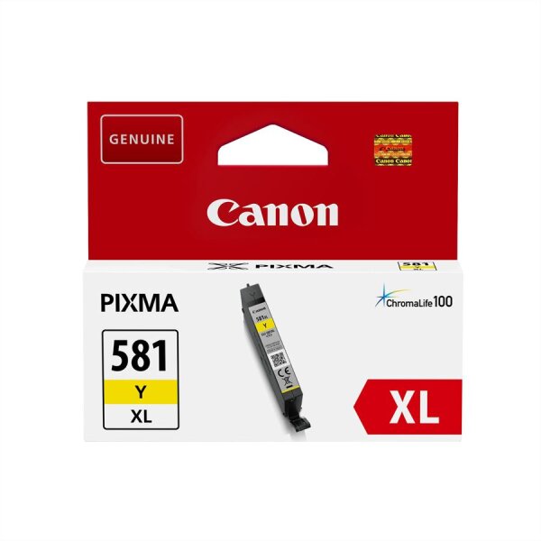 CANON CLI 581Y XL Größe XL Gelb Tintenbehälter  ( 2051C001 )
